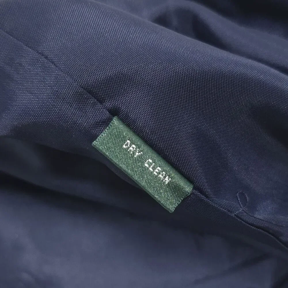 LAUREN RALPH LAUREN‎ New Women’s Pants 16W Navy 100% LINEN Trousers Wide Leg